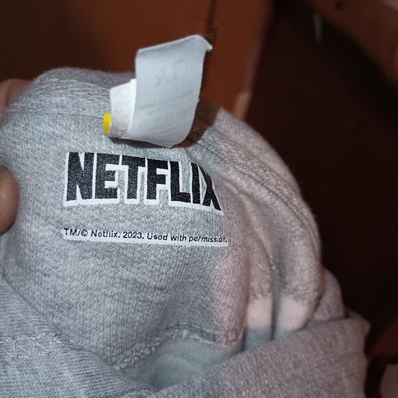 NEW Boy's Stranger Things Upside Down Hoodie Large - Picture 3 of 4